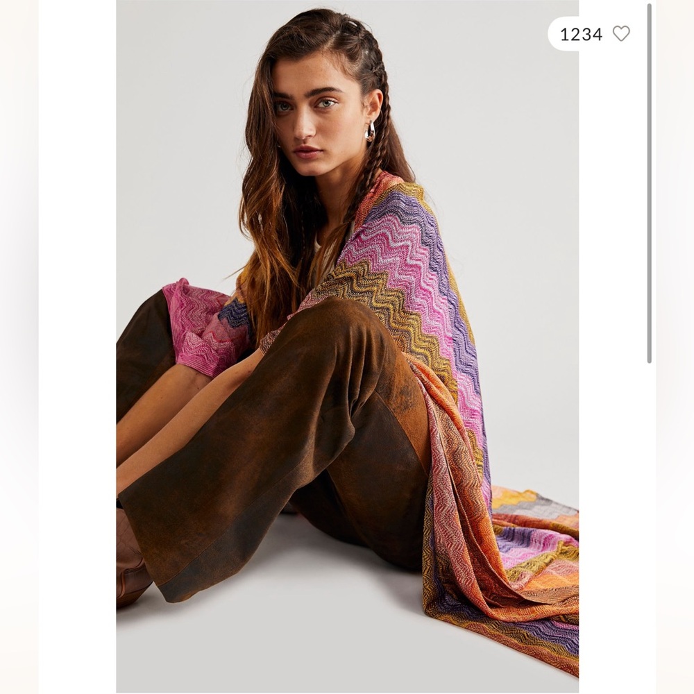 Free People Cairo Shimmer Kimono